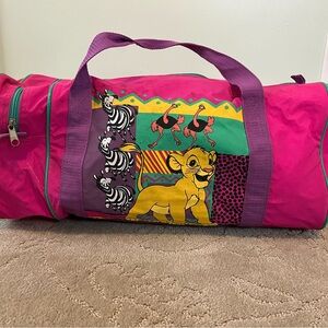 Vintage Lion King Duffle Bag